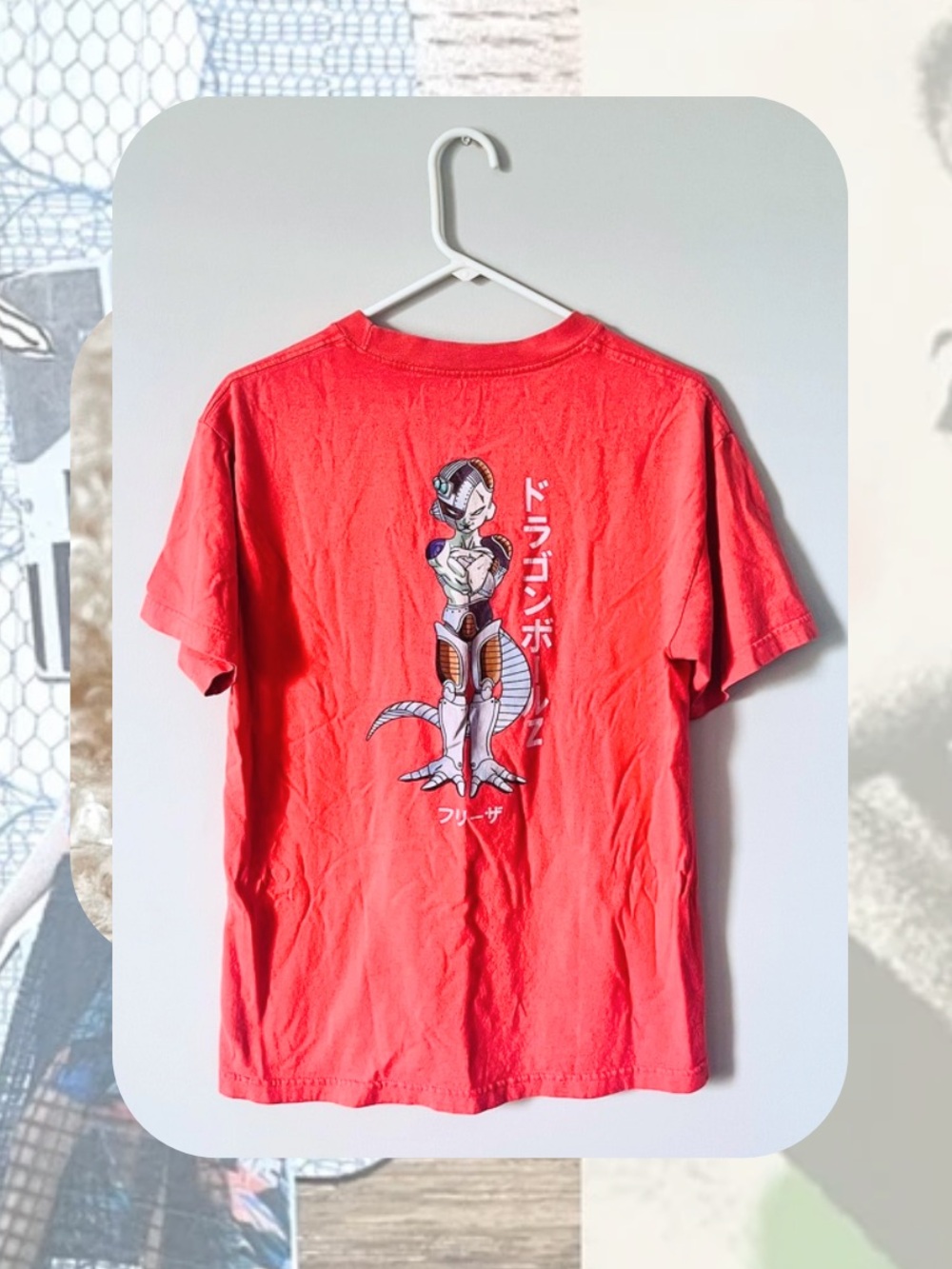 (menβs) πRAREπ Primitive Skateboard x Dragon Ball Z Freiza Coral Short Sleeve
